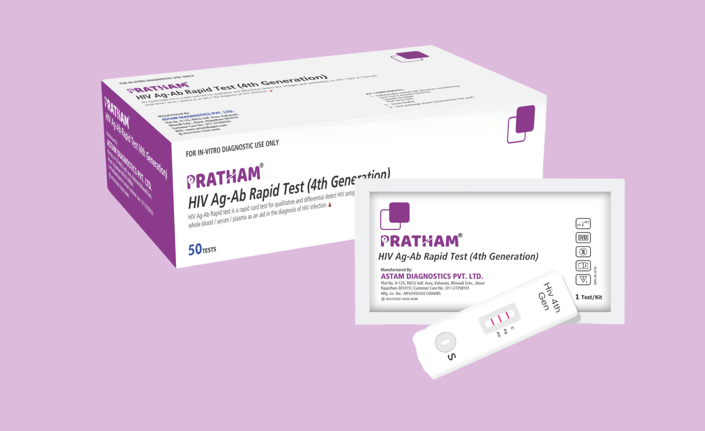 HIV Ag/Ab 4th Gen Test Kit