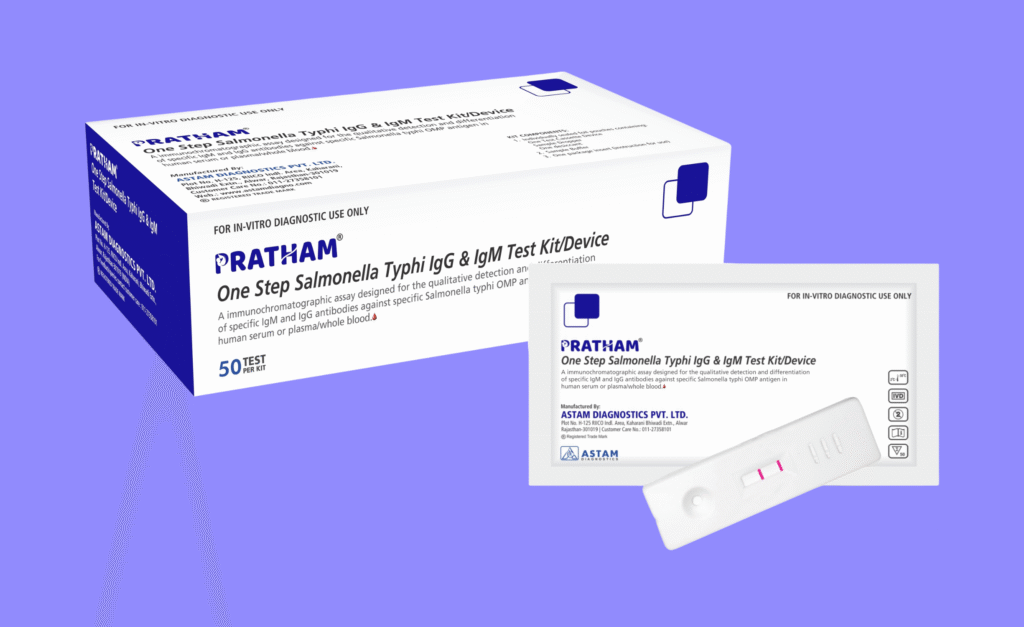 Typhoid Test Kit | Salmonella Typhi Detection – Astam Diagnostics