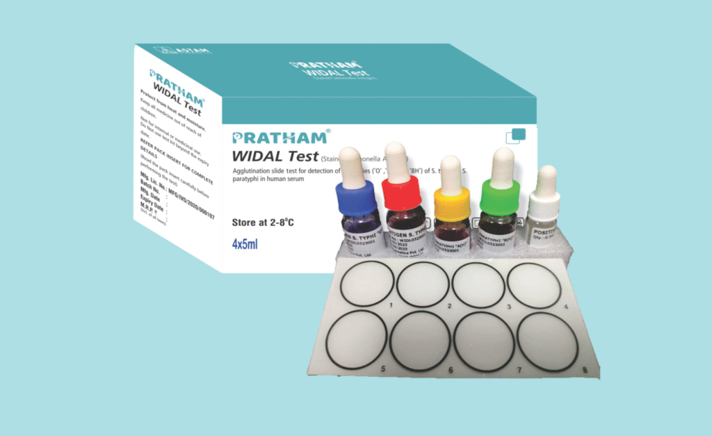 Widal Test Slide Kit – Rapid Typhoid Detection by Astam