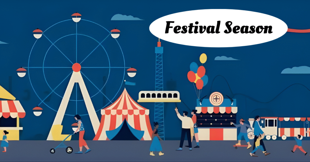 Festival Season blog banner