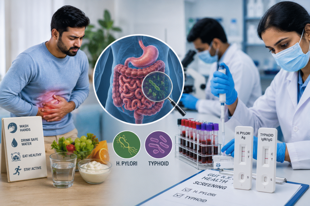 The infection and the testing process & Symptoms