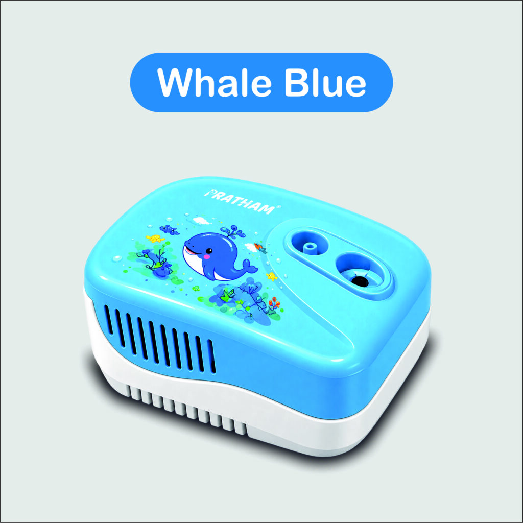 Whale Blue kid Nebulizer