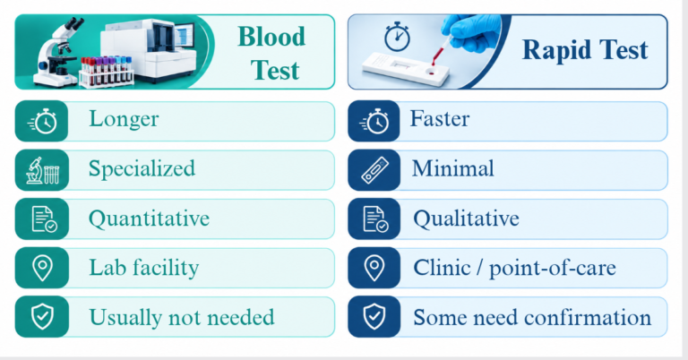 Blood test & Rapid test